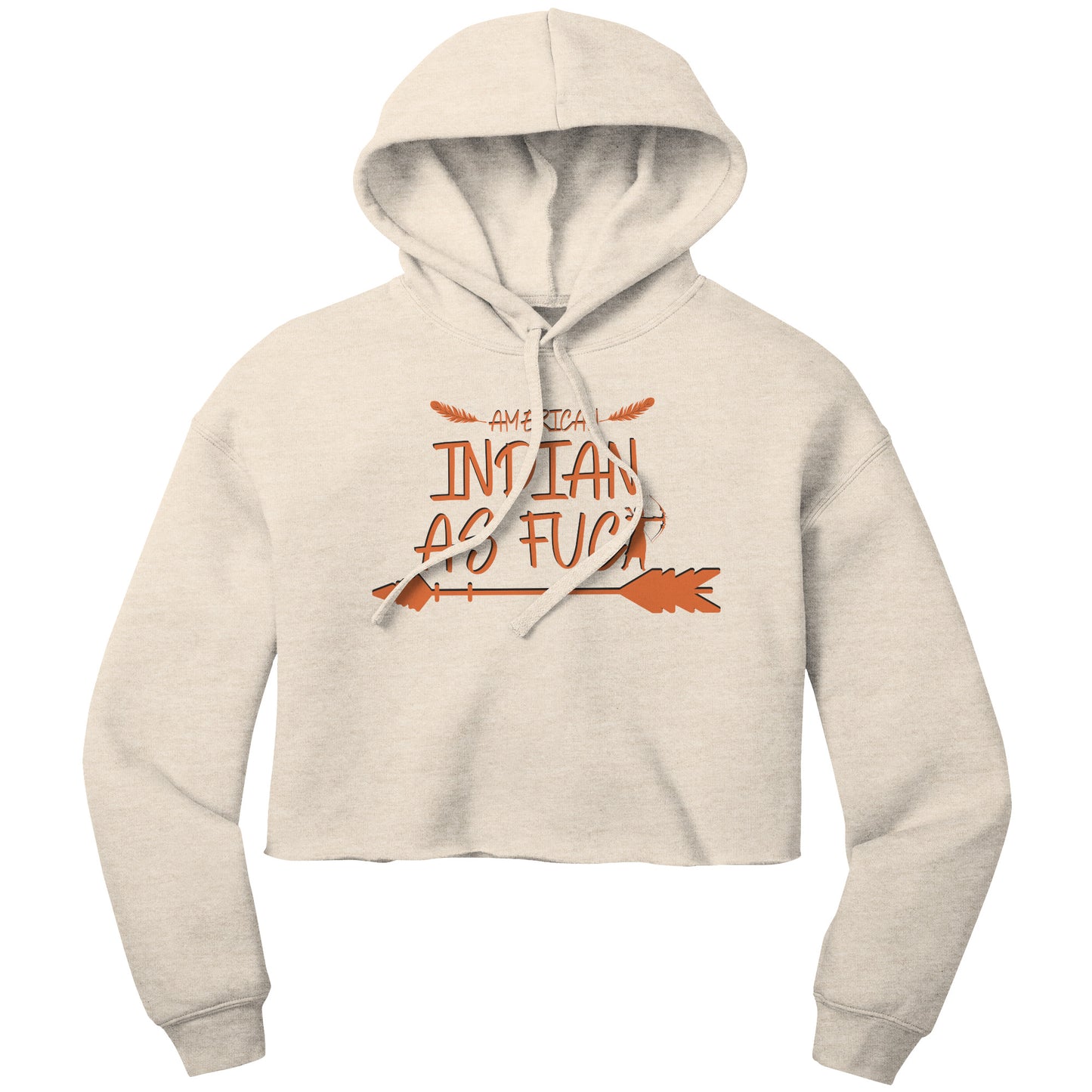 The American Indian AF Crop Fleece Hoodie (Women's)