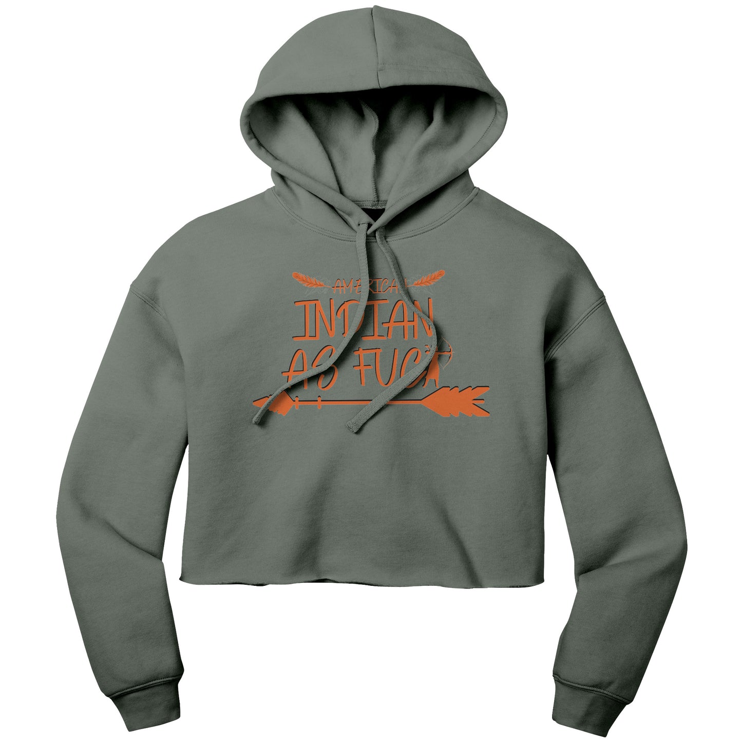 The American Indian AF Crop Fleece Hoodie (Women's)