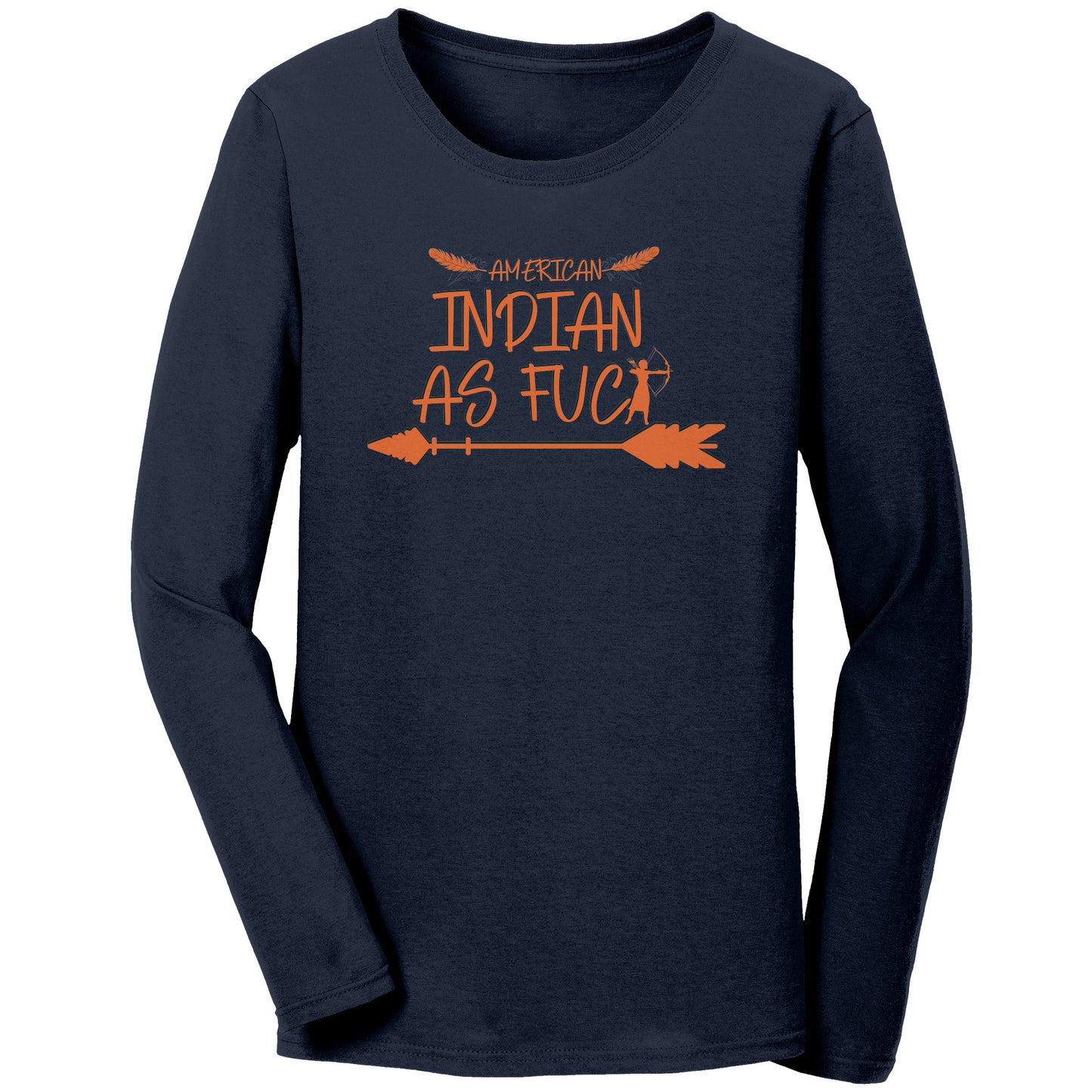 The American Indian AF Long Sleeve Tee (Women's)