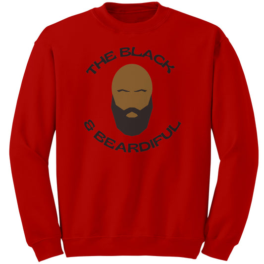The Black & Beardiful Bald (Color) Crew Sweatshirt