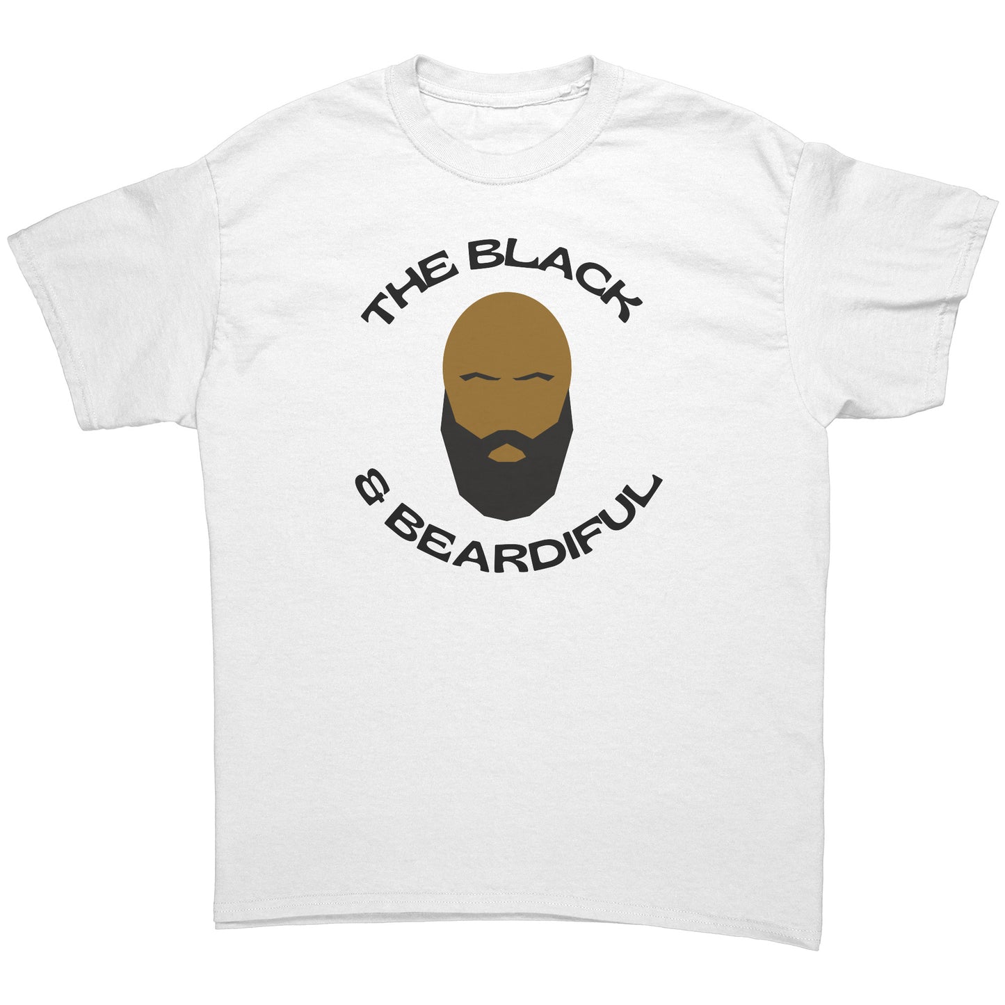 The Black & Beardiful Bald Tee
