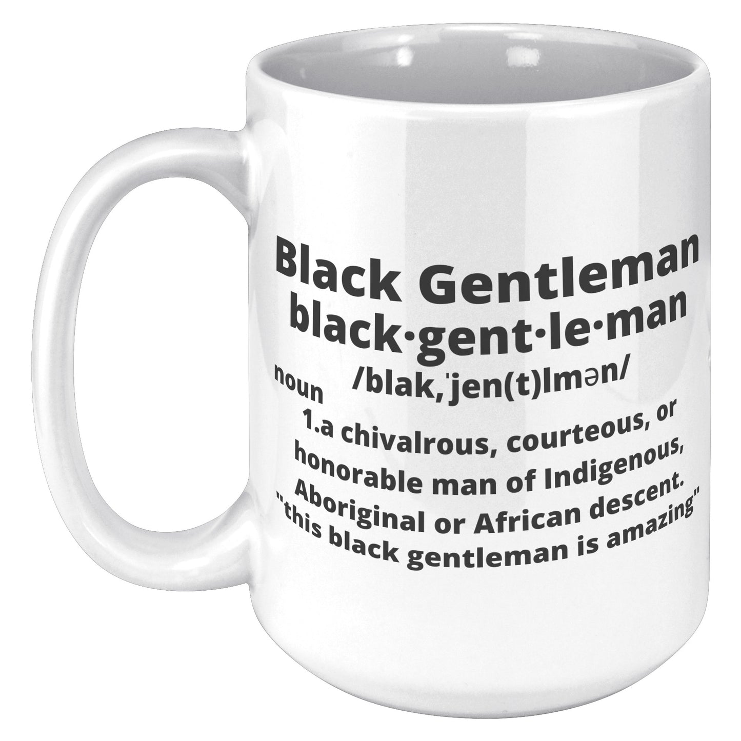 "The Definition" Mug by The Black Gentleman Grooming Co.™