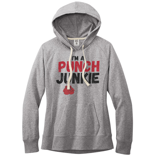 The "I'm a Punch Junkie" Fleece Hoodie (Women)