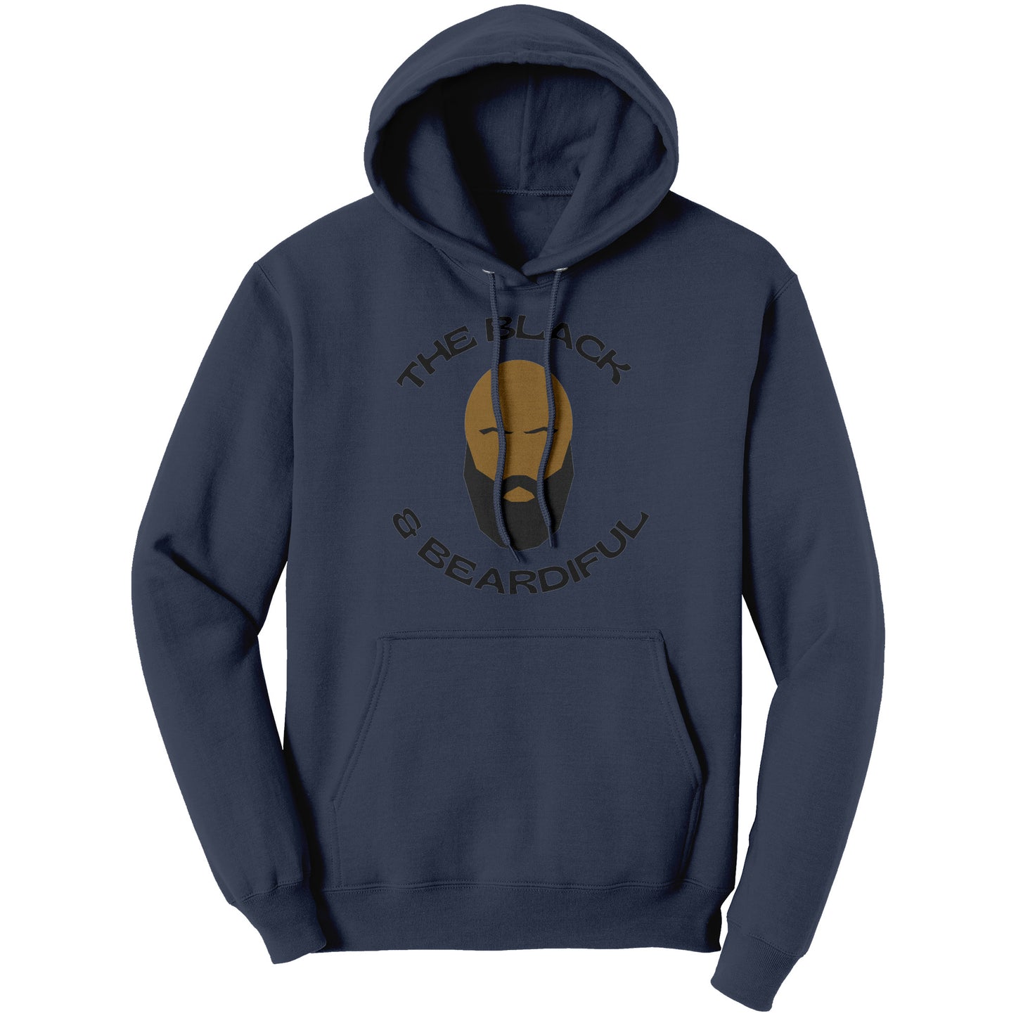 The Black & Beardiful (Bald) Hoodie